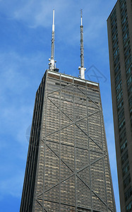 芝加哥高楼大楼的高层建筑旅行中心建筑学住宅摩天大楼海报天际海军码头地标图片
