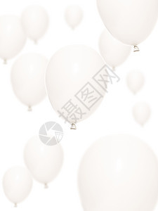 白色气球摄影派对反射锐化飞行影棚悬浮庆典清晰度物体图片