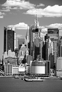 中城曼哈顿天线摩天大楼旅行商业市中心中心天际地标办公室景观国家图片