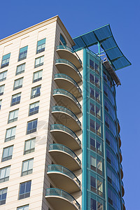 芝加哥的公寓楼大楼目的地建筑办公楼城市风景结构景观城市生活假期圆圈背景图片