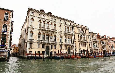 威尼斯大运河海洋建筑物假期吸引力运河意大利人缆车旅行教会南方人图片