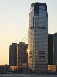 泽泽西市商业天际旅行建筑球衣反射都市摩天大楼市中心建筑学图片