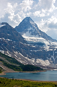 加拿大洛基山脉阿西尼博因山冰川顶峰山脉公园首脑图片