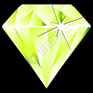 绿钻石对黑反射宝石宝藏奢华玻璃珠宝折射订婚财富火花图片