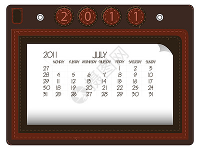 2011年7月6日 皮革墙纸外套装饰织物奢华网站风格衣服日历编织背景图片