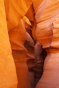 佩奇附近的上安特洛普斯小峡谷橙子石头红色洞穴沙漠干旱侵蚀黄色峡谷羚羊图片