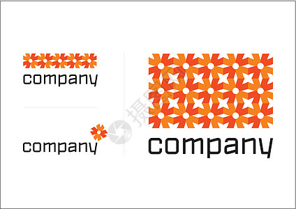 标识品牌橙子公司身份商业广告瓷砖背景图片