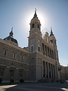 马德里宫殿Real旁边皇家观光王子街道宫殿历史游客国王雕像地区图片