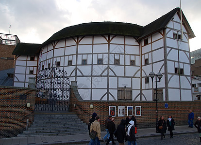 莎士比亚环球剧院背景图片