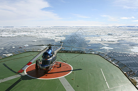 南极洲直升机图片
