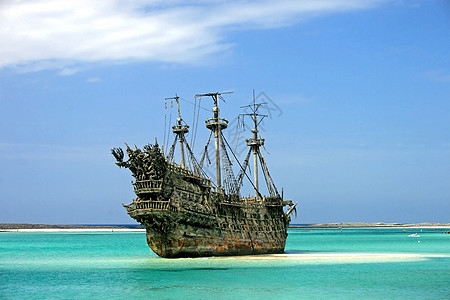 加勒比海盗船水手冒险地理航行热带世界巡航海滩海岸线血管图片