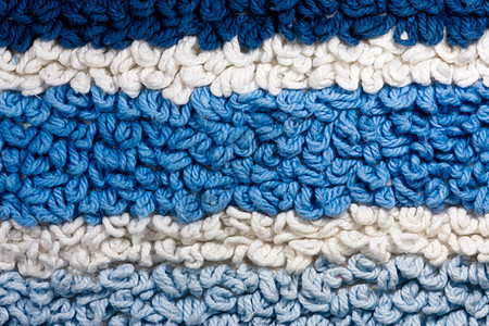 地毯纹理青色织物棉布白色蓝色宏观图片