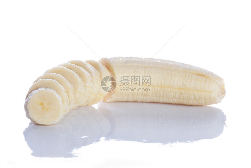 白上切片香蕉高清图片下载-正版图片320375412-摄图网