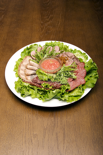 肉食开胃菜晚餐餐厅火腿牛肉享受美味烹饪美食猪肉牛扒图片