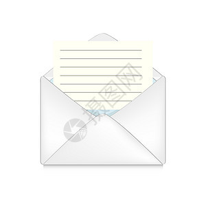 打开信封概念白色邮寄邮件互联网网站明信片尖塔网络电脑邮资图片