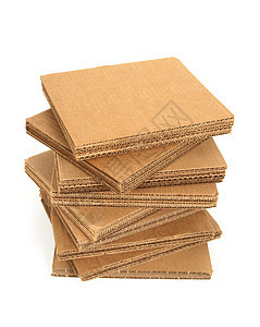 纸板堆叠盒子包装纸盒正方形邮政船运环境褐色生态黄色图片