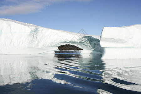 北极水域的冰山(格陵兰)图片
