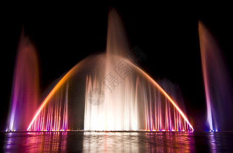 水展示吸引力灯展辉煌焰火国家魔法喷泉城市音乐旅行图片