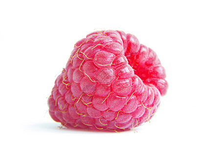 树莓草莓水平甜点白色宏观活力食物红色覆盆子水果图片