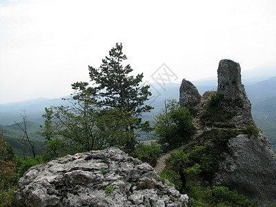 山山脉植被旅行路线文件天空植物斜坡高地全景山丘图片