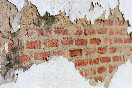 砖墙上的裂缝石工风化古董房子建筑材料框架废墟墙纸石头图片