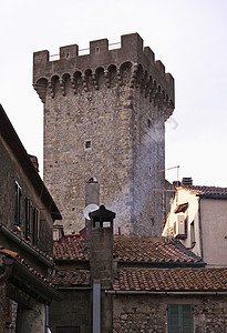 意大利 塔斯卡纳 卡帕尔比奥Grosseto 旧塔的风景旅行城市楼梯岩石历史景观建筑学旅游爬坡家园图片