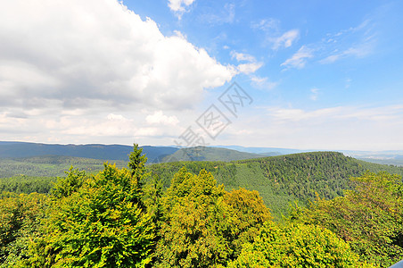 Alsace 视图全景天空蓝色高清图片