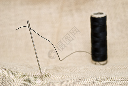 针头和线缝合螺纹纺织品磁带刺绣餐具绳索穿线制衣金属工具图片