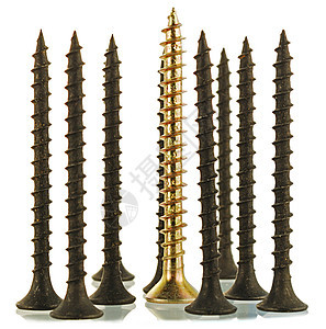 黑铜的螺旋和白铜的圆螺统治权威控制金属扳手木工成就经理宏观团体图片