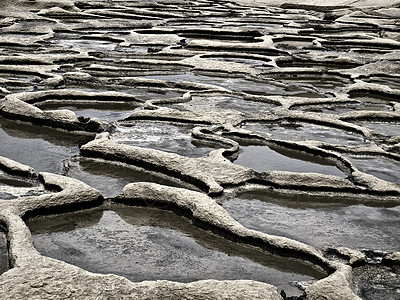 盐碱假期石灰石岩石风景天空砂岩场景海岸地质学地理图片