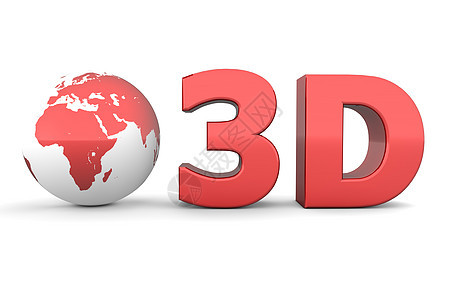 Global 3D - 红金属图片