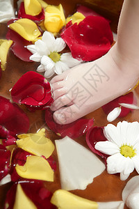 阿罗玛疗法 花脚洗浴 玫瑰花瓣女孩皮肤洗澡卫生保健孩子们婴儿药品温泉雏菊图片