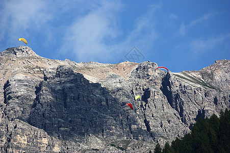 阿尔卑斯山滑坡旅行山脉乐趣高山风险娱乐假期危险飞行员蓝色图片