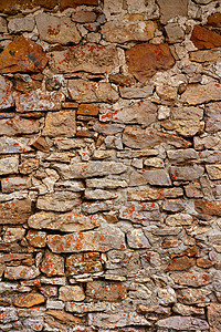 西班牙的共济会 旧石墙房子石头岩石橙子材料城市砂浆古董裂缝墙纸图片