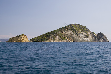 希腊风景支撑蓝色场景岩石避暑胜地假期娱乐旅行旅游图片