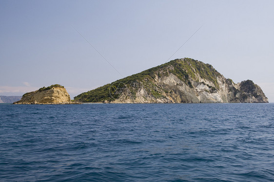 希腊风景支撑蓝色场景岩石避暑胜地假期娱乐旅行旅游图片