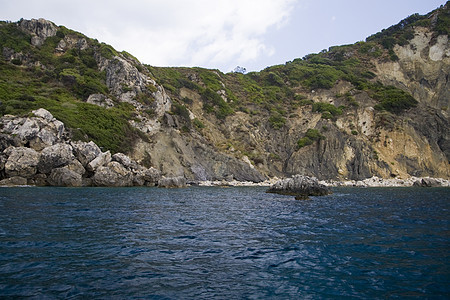 希腊蓝色旅行支撑阳光国家娱乐风景石灰石避暑胜地旅游图片