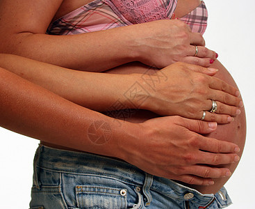 孕妇投标夫妻黑色家庭关爱婚姻丈夫肚子生长怀孕背景图片