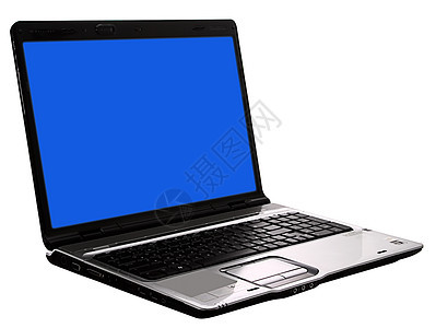 个人电脑隔离数监视器屏幕金属键盘互联网办公室电子商业通讯灰色图片