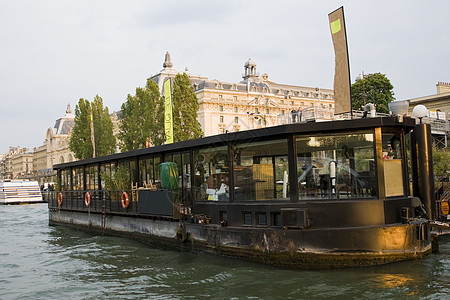 巴黎和塞纳河河岸目的地省会旅行景观反射都市文化假期日落图片