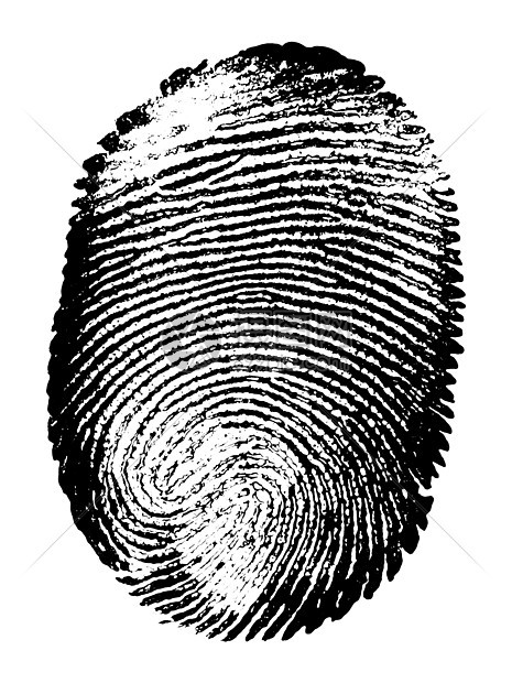 指纹鉴别刑事框架身份调查手指油漆墨水犯罪素描图片