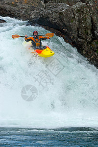 挪威的瀑布风险海浪活力游戏乐趣生活溪流力量冒险挑战图片