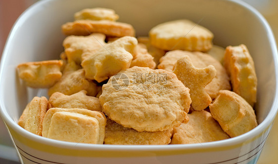 盘子里的曲奇饼工艺甜点白色谷物传统面包饼干香草团体食物图片