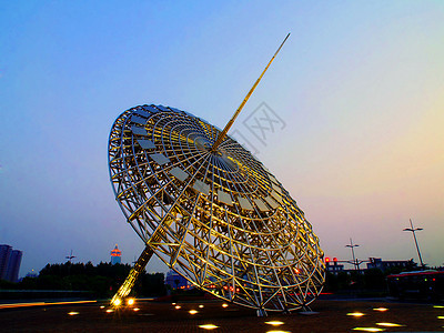 东方之光雕塑城市时间文化风景天文学日晷图片