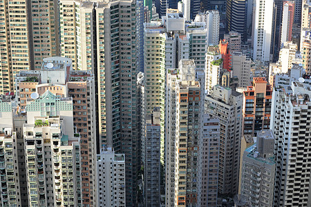 香港的建筑物市中心建筑海洋吸引力城市天空街道地标天际住宅图片