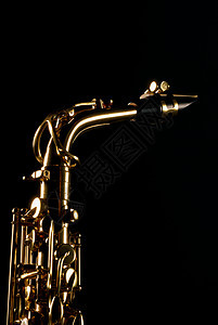 萨克斯风管道金属管子乐队杠杆黄铜中音喉舌金子芦苇图片