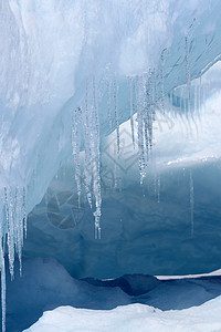 冰柱风景冻结冰山图片