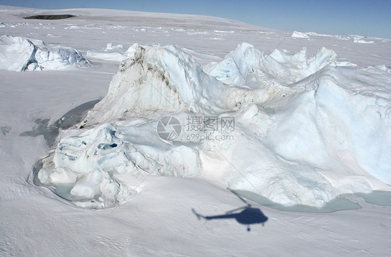 南极洲的海冰冰山航班风景天线冻结空气图片