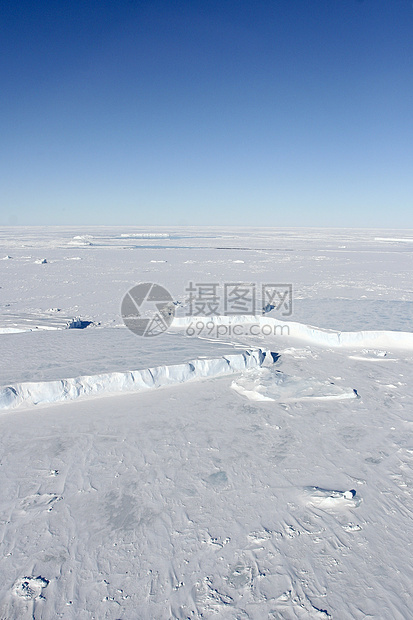 南极洲的海冰冰山天线航班风景空气冻结图片