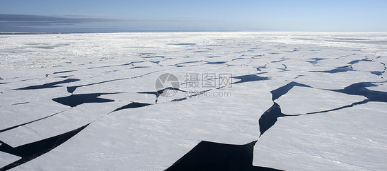 南极洲的海冰空气航班风景冻结冰山天线图片